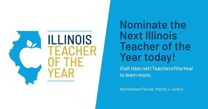 If you know someone who has had a positive impact on your education, your child’s education, or your community, nominate them for a Those Who Excel or Teacher of the Year award. Nominate someone special in ISBE's easy, online nomination portal at buff.ly/3cFvQfY.