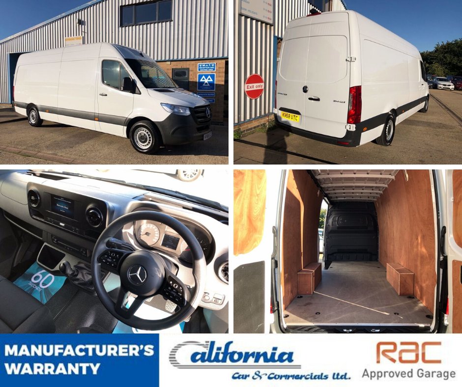 calicommercials's tweet photo. MERCEDES-BENZ SPRINTER - 2.1 314 CDI 141 BHP
🔥ONLY £19,495 + VAT 🔥

Learn More Here 👉 https://t.co/lhKjhGxK40

✅ 1 Owner.
✅ 82 Point RAC Vehicle Health Check
✅ 12 Month Free Breakdown Cover
✅ Best Flexible Finance Options Available
✅ 3 Months Complimentary Warranty https://t.co/2gV8dPDyQo