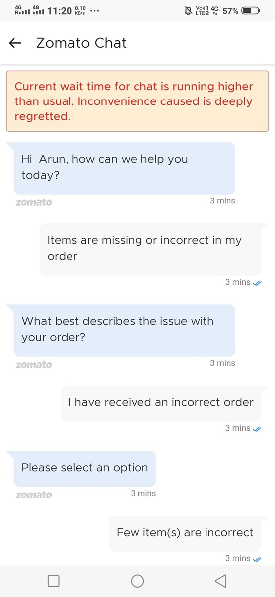 R_Arunkarthi's tweet photo. @Zomato worst services... I had ordered multiple items.they gave wrong items totally.but your customer support services said next time they could not repeated. But what about this time.i paid 183rs.i need refund my amount with out any cost #worstservicesfromZOMATO #worstzomato https://t.co/aI2oyJHFTR