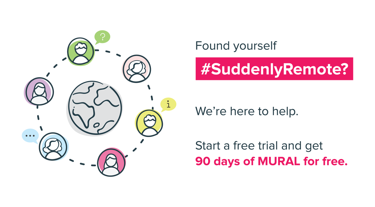 We're offering 90 days for FREE to help you collaborate during these unfortunate circumstances. Sign up for a free trial &amp; look for the chatbot in the bottom right corner. We’ll get you set up so you can get back to work. #suddenlyremote

👉 buff.ly/2IajuOP