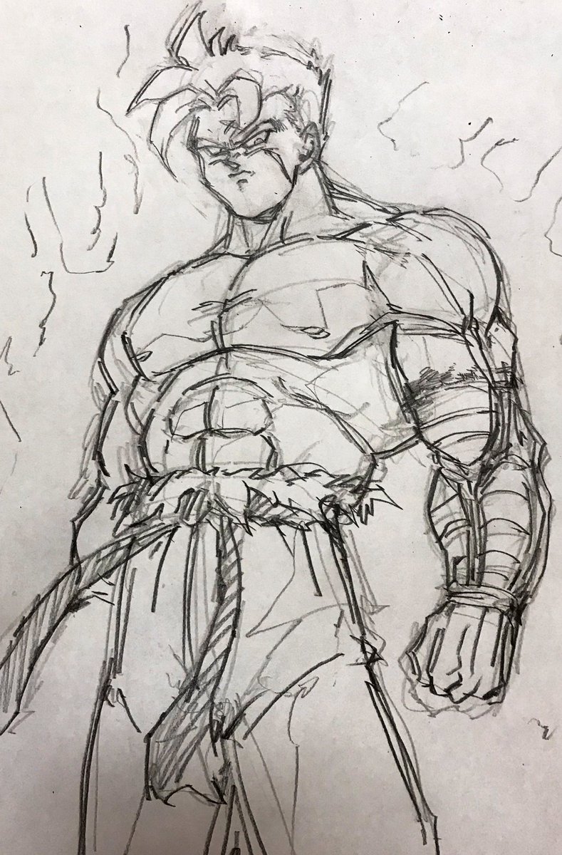5枚目!神田くんさんの画像欄からピッコロの腕を譲り受けた未来悟飯描きました!
選ぶのに悩みましたがこれにしました!これは胸熱ですね〜!
神田くんさんの絵はどれもプロポーションがよすぎてかっこいい!
自分のはやっぱなんかぎこちない笑
ありがとうございました! 