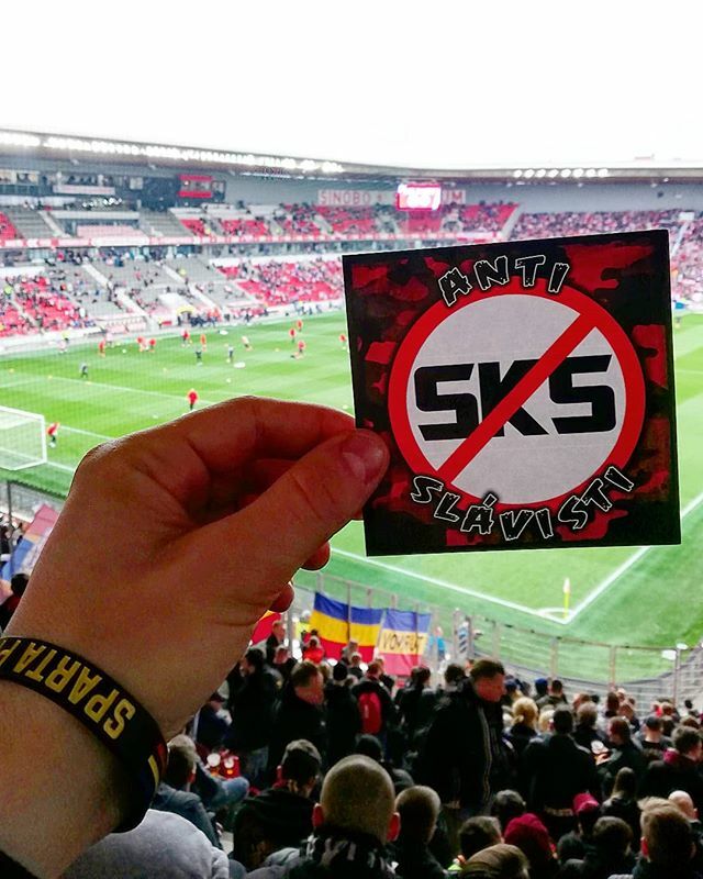 petrmottl's tweet photo. Antislávisti on tour 👊 #groundhopping #groundhopper #antislavisti #antisks #acs #acsparta #sparta #acspartapraha #spartapraha #1893 #acs1893 #letensti #spartaontour #awaydays #derby #derbyday #ultrassparta #ultras #stickersontour #thechickenbaltichro… https://t.co/VHHkWr6JPC https://t.co/vmVtBKPwzm