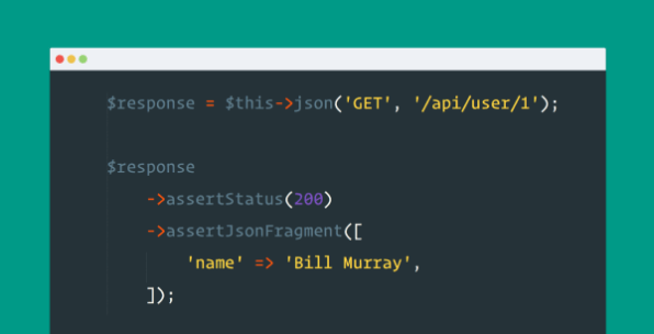 SocialMediaCom6's tweet image. #Laravel54 Testing Partial JSON Responses with Laravel p3.mk/wK7