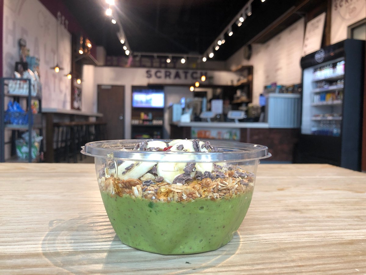 Go G R E E N with our St. Paddy's Day specials! 

Available this Friday - Tuesday.

🍀 Cacao Mint Smoothie
🍀 Smoothie Bowl