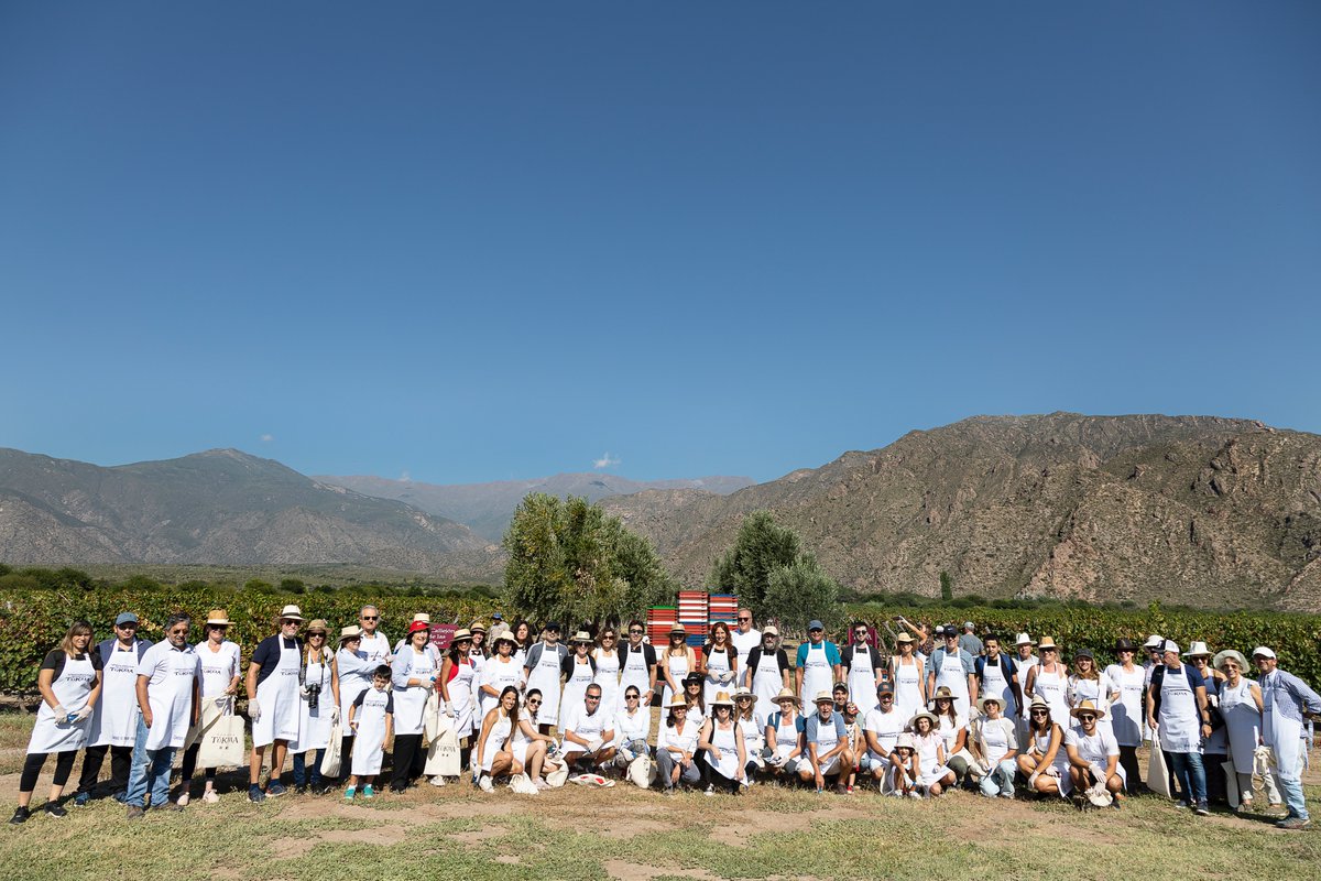 SaltaSecretos's tweet photo. Fin de semana de #Vendimia2020 en @BodegaTukma. Pasamos un sábado de trabajo y placer en Tolombón, en el sur de los Valles Calchaquíes salteños, cuna de los mejores vinos de altura. @SaltaVisit @VisitSalta https://t.co/Iy30VTT9ND
