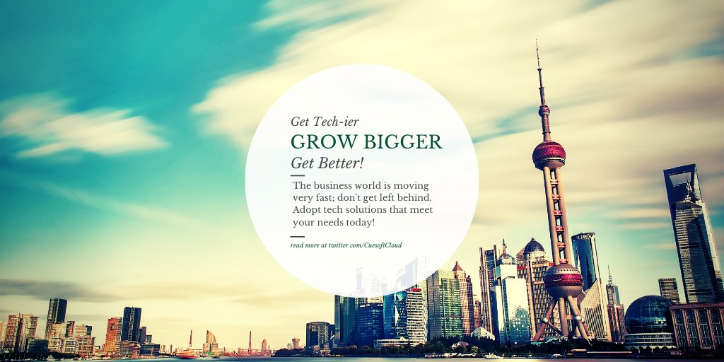 cuesoftinc's tweet image. Get Tech-ier, Grow Bigger, Get Better. 

The business world is moving very fast; don&apos;t get left behind. 
Adopt tech solutions that meet your needs today!
#techandbusiness
#technology
#business