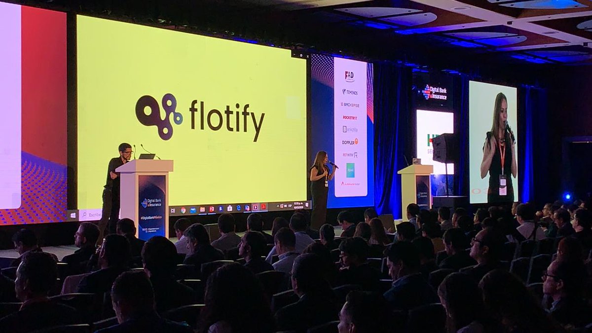 DigitalBankLA's tweet image. La #StartUp @flotify cierra la segunda ronda de Demos en el #DigitalBankMéxico