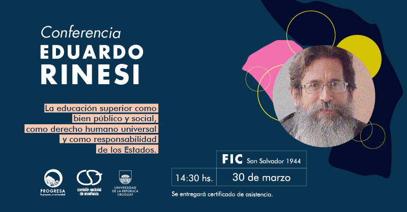 progresaudelar's tweet photo. 🎙️ Estamos muy contentos de anunciarles que Eduardo Rinesi, filósofo, politólogo y educador argentino, será el orador principal de un ciclo de charlas académicas en el marco del curso de Tutorías Entre Pares.
#CercaDeVos https://t.co/CtbZFTr6nV