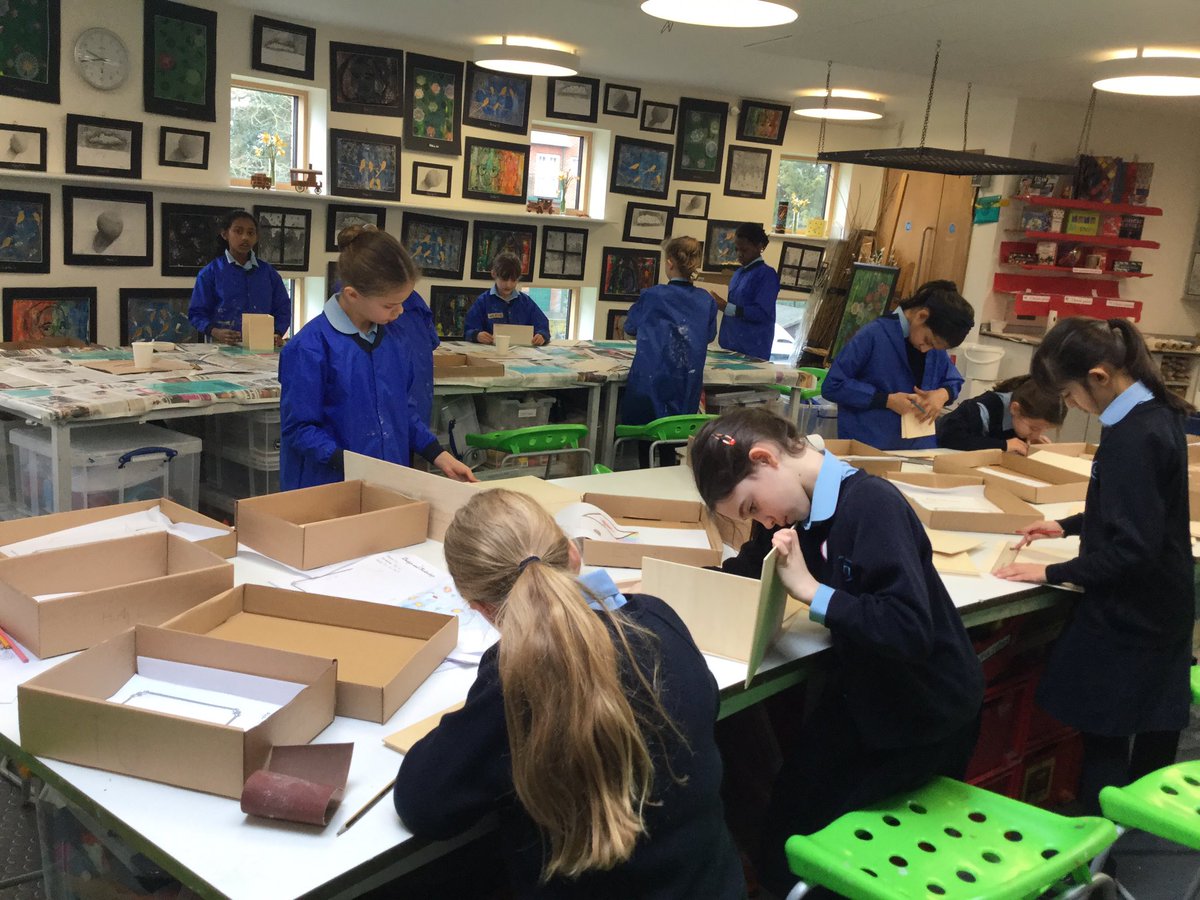 UptonDT's tweet photo. Making our magical boxes. @UptonArt @UptonHouseSch  #UptonDifference #UptonJourney https://t.co/E4NP3akMmC