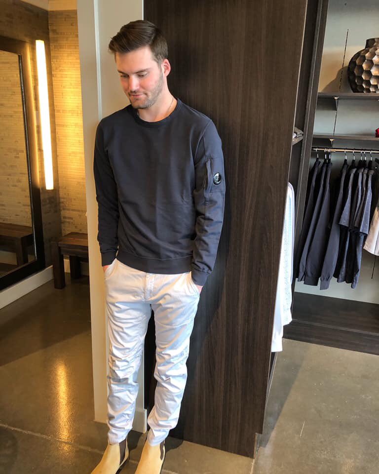 graeomaha's tweet photo. C.P. Company top + pant look 👍 Italian fabric innovation we love. #graeclothjng #shoplocal #omahaboutique #mensboutique #mensfashion #omaha #ss2020  #cpcompany #newarrivals https://t.co/JIyLXhEcAg