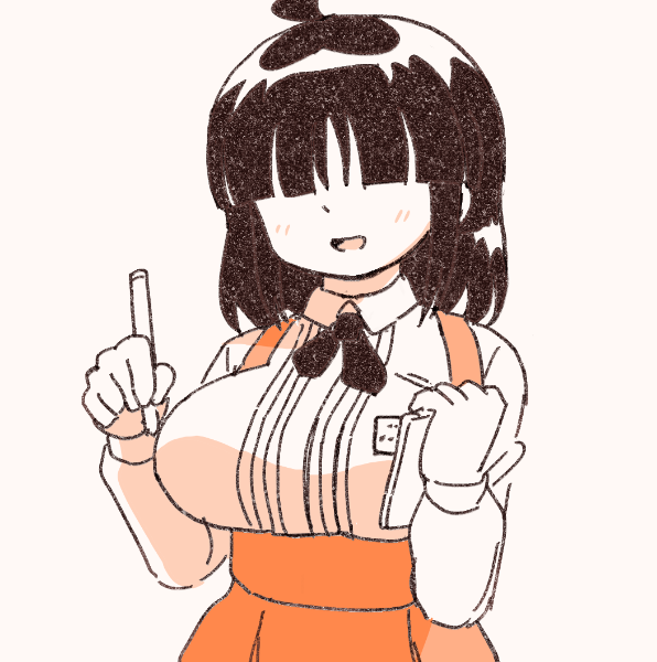 「バイト 」|ニャロメロンのイラスト