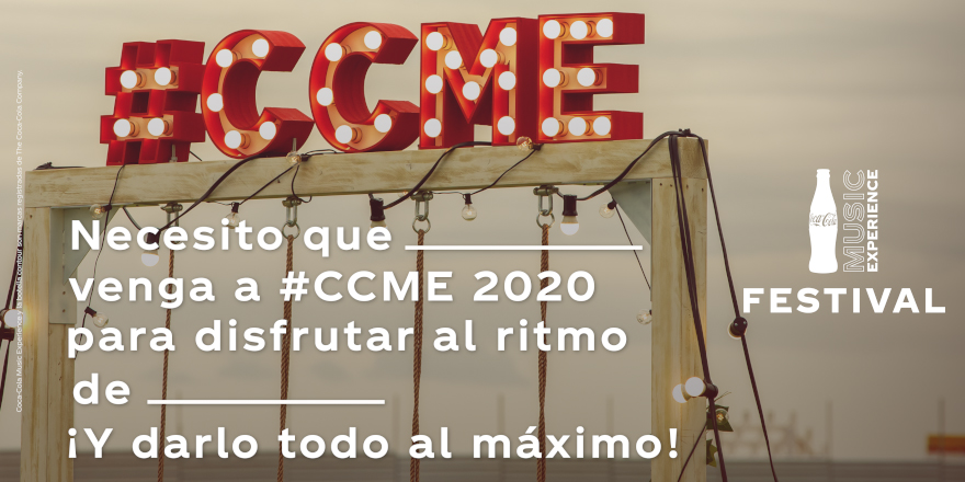 CocaCola_es's tweet photo. 🔴¡Completa la frase las veces que quieras y comparte con todos tus colegas! Pilla tu abono en https://t.co/ShZTCwgVXo 💥 #CCME 2020 https://t.co/GnaQuuHxOt