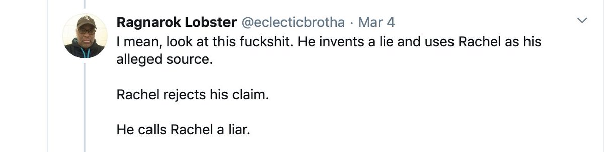 Like Tanden, Watson & Clinton, Reid frequently calls online toxic behavior which she somehow only seems among Sanders supporters. So her chumminess with Eclectic and MrDane is some what curious. Speaking of Watson he also likes to joke around w/ eclectic (27/?)