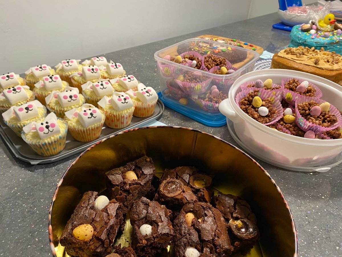 cardstream's tweet photo. Today team Cardstream hosted our first office 'Bake Off' in aid of the brilliant @ElliotsTouch. 

The winning bake was the bunny cupcakes (they were outrageously good)! https://t.co/yvfqulSA53 

#ElliotsTouch #CharityTuesday #Cardstream #Payments https://t.co/ya09LLPwNr