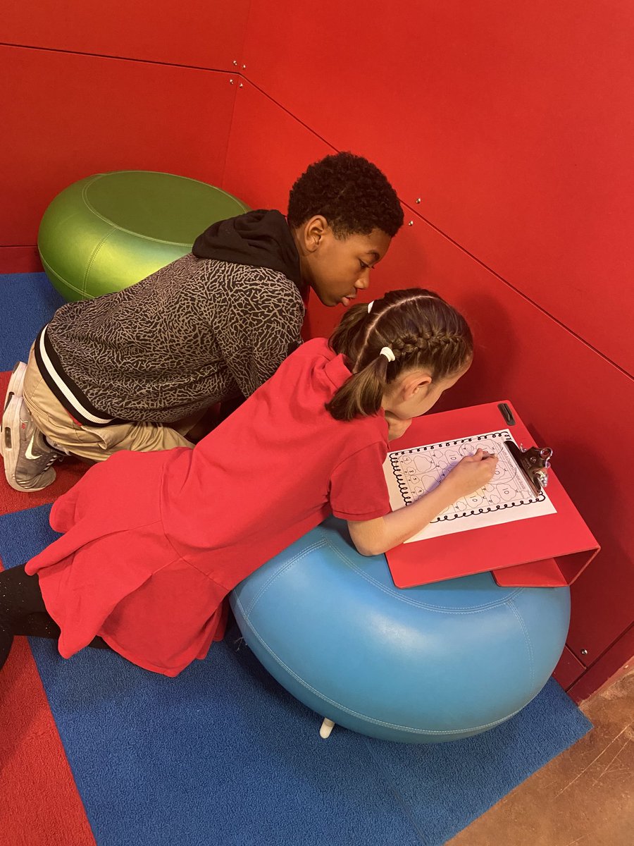 JuliaTroche1's tweet photo. We loved having a fifth grade friend help us with our math work this morning! #soengaged #howschoolshouldbe https://t.co/n5z8GJL4wo