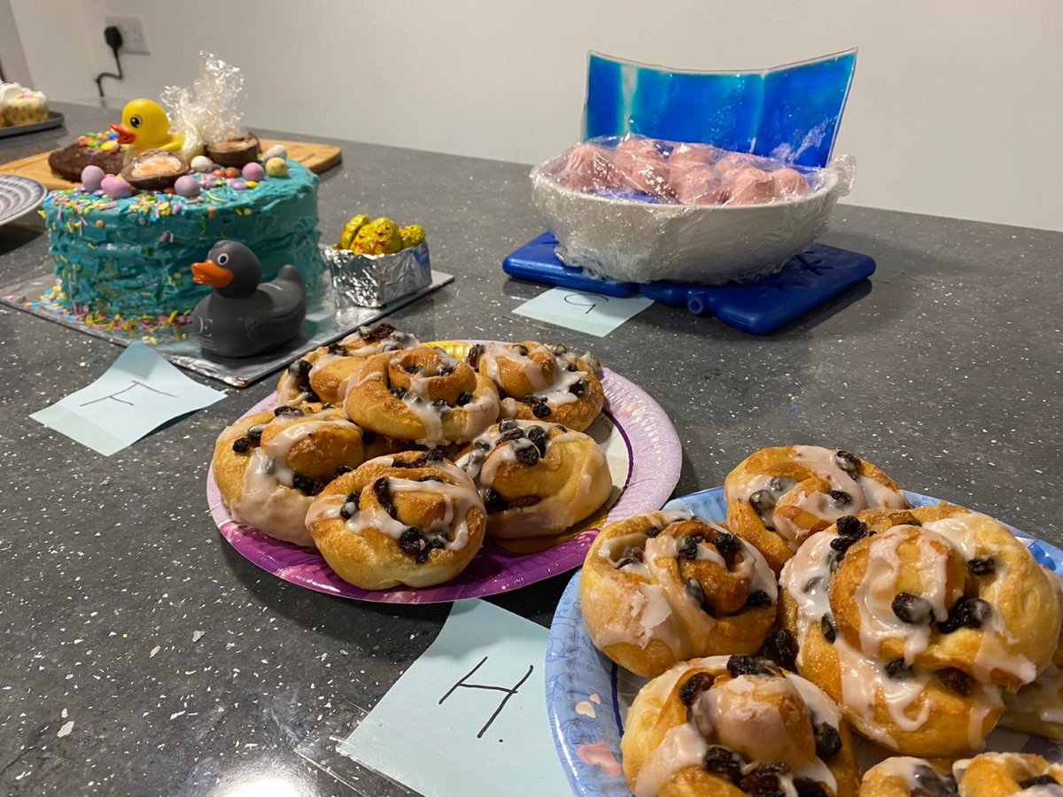 cardstream's tweet photo. Today team Cardstream hosted our first office 'Bake Off' in aid of the brilliant @ElliotsTouch. 

The winning bake was the bunny cupcakes (they were outrageously good)! https://t.co/yvfqulSA53 

#ElliotsTouch #CharityTuesday #Cardstream #Payments https://t.co/ya09LLPwNr