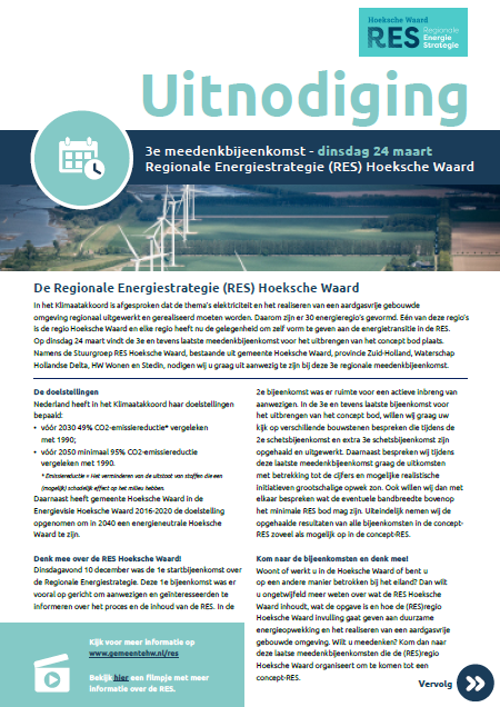 gemeenteHW's tweet photo. Denk jij graag mee over de Regionale Energiestrategie (RES) Hoeksche Waard? Kom dan op dinsdagavond 24 maart naar de 3e en tevens laatste meedenkbijeenkomst 👉 Aanmelden kan tot 19 maart door een mail te sturen naar reshw@gemeentehw.nl. Meer informatie op: https://t.co/GYbthw9wpn https://t.co/gqeUGp2qfw