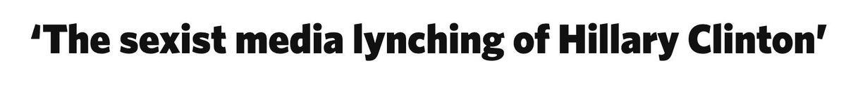 when it comes to using "lynching" analogies. In fact, in 2008, he chose a strange headline for a blog post he wrote criticizing Obama for not doing enough against the "media's lynching" of Hillary Clinton. (29/?)