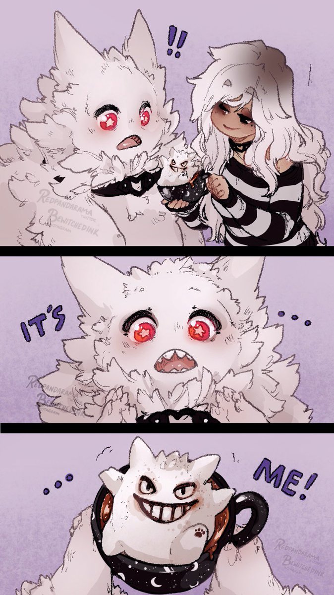 ☕️? Just In: Ghostly Gengar reunited with tiny twin, more at 11 ?☕️ 