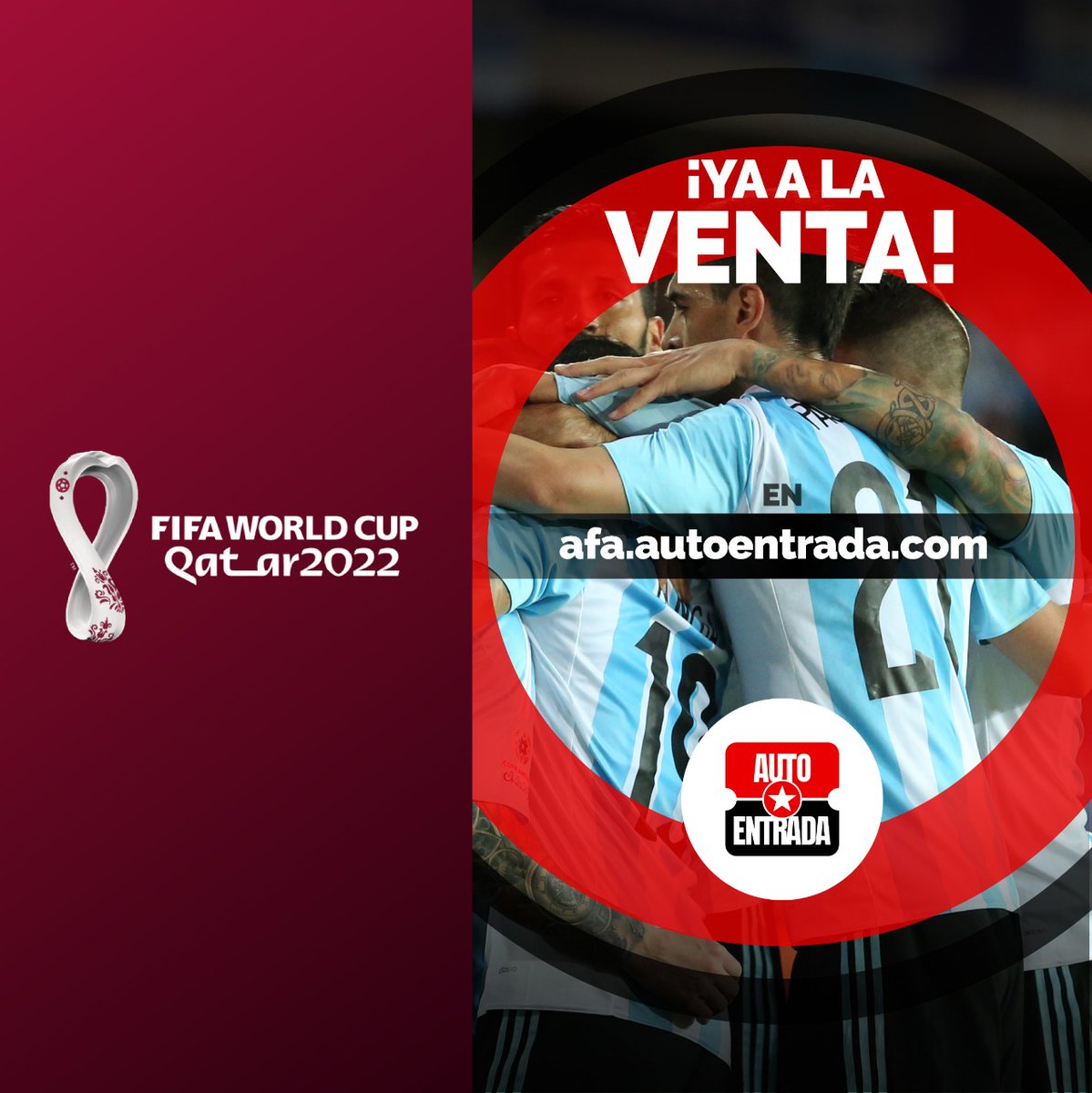 ⚽¡Ya a la Venta!⚽
.
Sectores:
▪️Plateas preferenciales, terrazas y palcos.
▪️Popular Visitante.
.
🔻Populares se empieza a vender el Lunes 16
.
afa.autoentrada.com