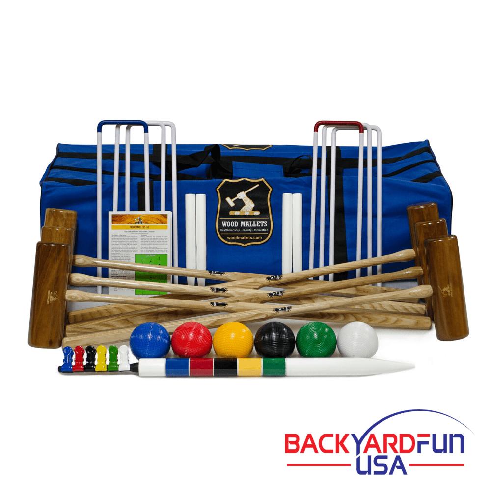 UsaBackyard's tweet image. It's almost the perfect time of year for a #Croquet game! 
Have a set ready for your next get together. 
Our Garden sets have evolved over 30 years. We take pride in the craftsmanship put into building these sets. Shop them here:
bit.ly/2TF66sU
#BackyardFunUSA #Sports