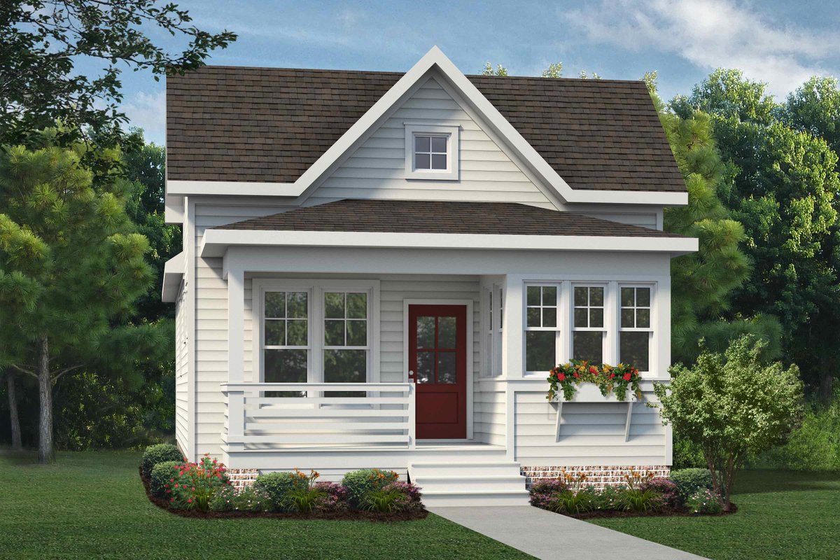 ChathamParkNC's tweet image. We’re so excited about our first residential homes! Here’s a sneak peak at one of the floor plans - called “Milk and Cookies.” Can’t you just imagine yourself eating fresh-from-the-oven cookies with a tall glass of cold milk in this perfect little home?