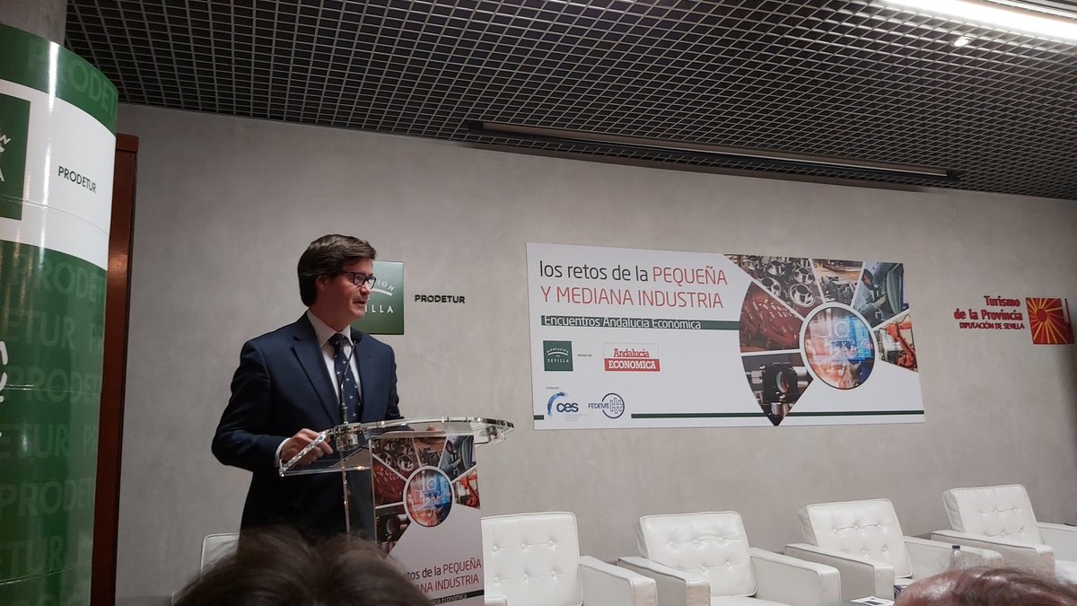 JJBocarando's tweet photo. Los Retos de la PYME Andaluza, encuentro organizado por #AndaluciaEconomica en las instalaciones de @prodetur y la colaboración de @CES_Sevilla y @FEDEME_ .
En la mesa Antonio Ramírez, CEO de @Inespasa_ y referente de la industria auxiliar aeronáutica sevillana. https://t.co/G2pBosVnGO