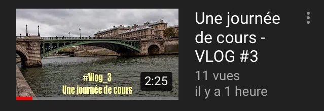 LPrezeau's tweet photo. ❗️❕NOUVELLE VIDÉO ❕❗️
#VLOG_3
⬇️Une journée de cours ⬇️
https://t.co/8Zs4DN5wp1
#youtube #yt #ytb #vlog #vlogger #vlogging #paris #new #video #VIDEO #rt #like #comment #share https://t.co/uikmi2vkVH