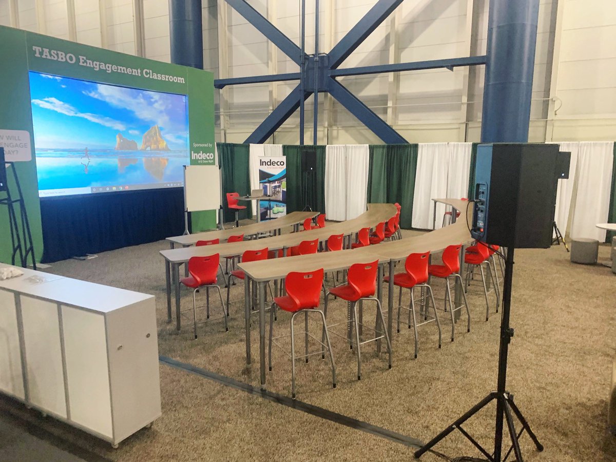 TASBO is always a great show! Indeco is proud to have sponsored the engagement classroom at this year’s TASBO. #k12doneright #indecok12
