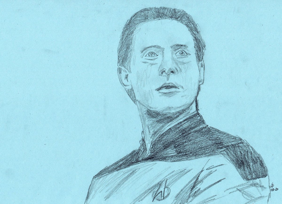 SWinkler Art (@swinklerart) on Twitter photo Pencil sketch of my favourite android <a href="/BrentSpiner/">Brent Spiner</a> #Data #StarTrek #BrentSpiner #Android Pencil sketch of my favourite android <a href="/BrentSpiner/">Brent Spiner</a> #Data #StarTrek #BrentSpiner #Android