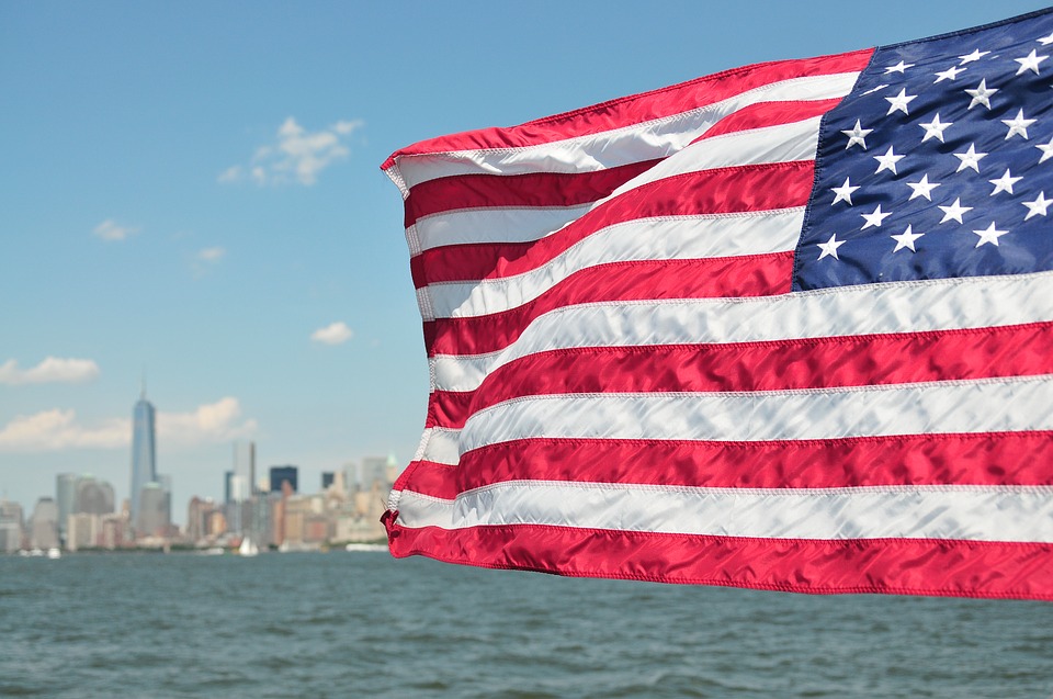 As you know, I post a photo of the American flag once a week. This week's picture shows the USA flag flying proudly in New York City. In the background you can see the Freedom Tower, which replaced the Twin Towers. amazon.com/author/leegime… #America #USA