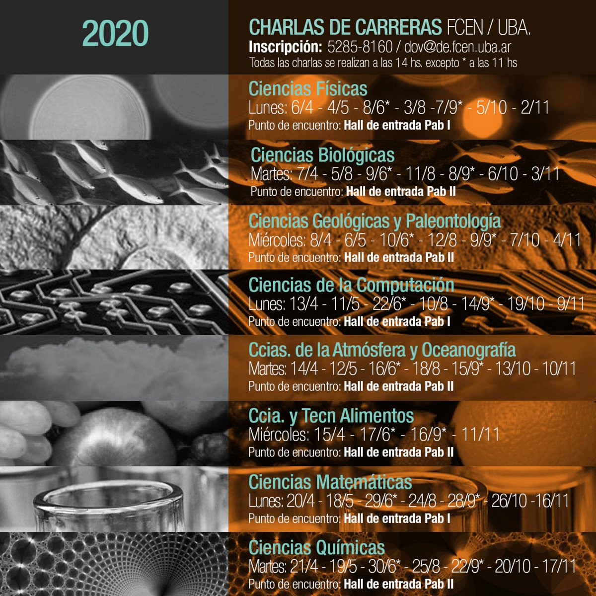 UBAonline's tweet image. #Charlas por #carrera #Exactas UBA
▶️ Estas actividades duran aproximadamente una hora, requieren de una inscripción en dov@de.fcen.uba.ar o comunicate al 5285-8160.
✔️ exactas.uba.ar/extension/ov/  RT @DOEUBA