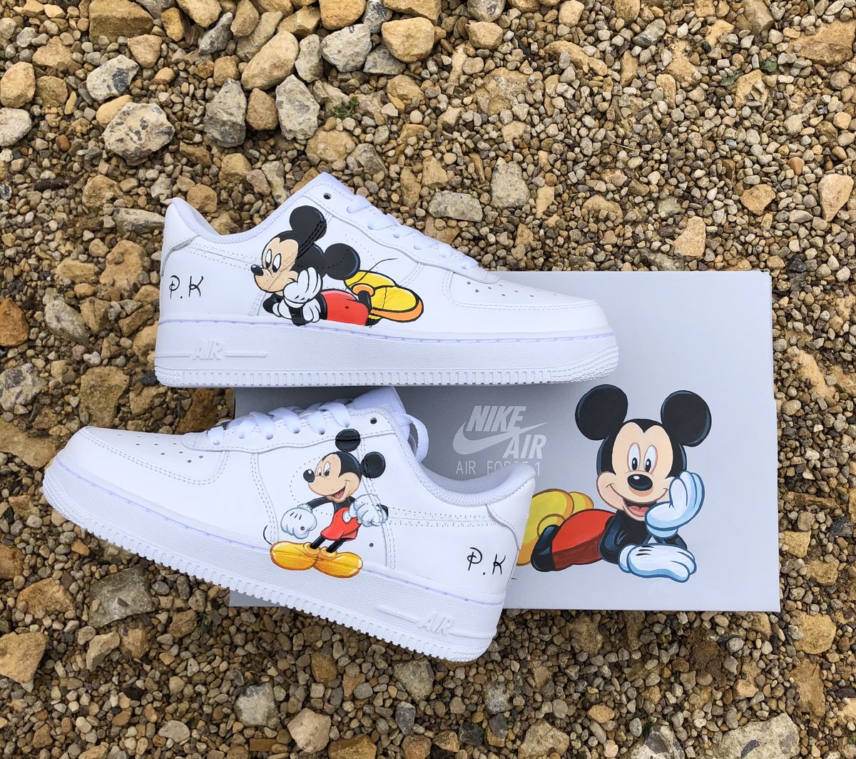mickey mouse custom air force 1