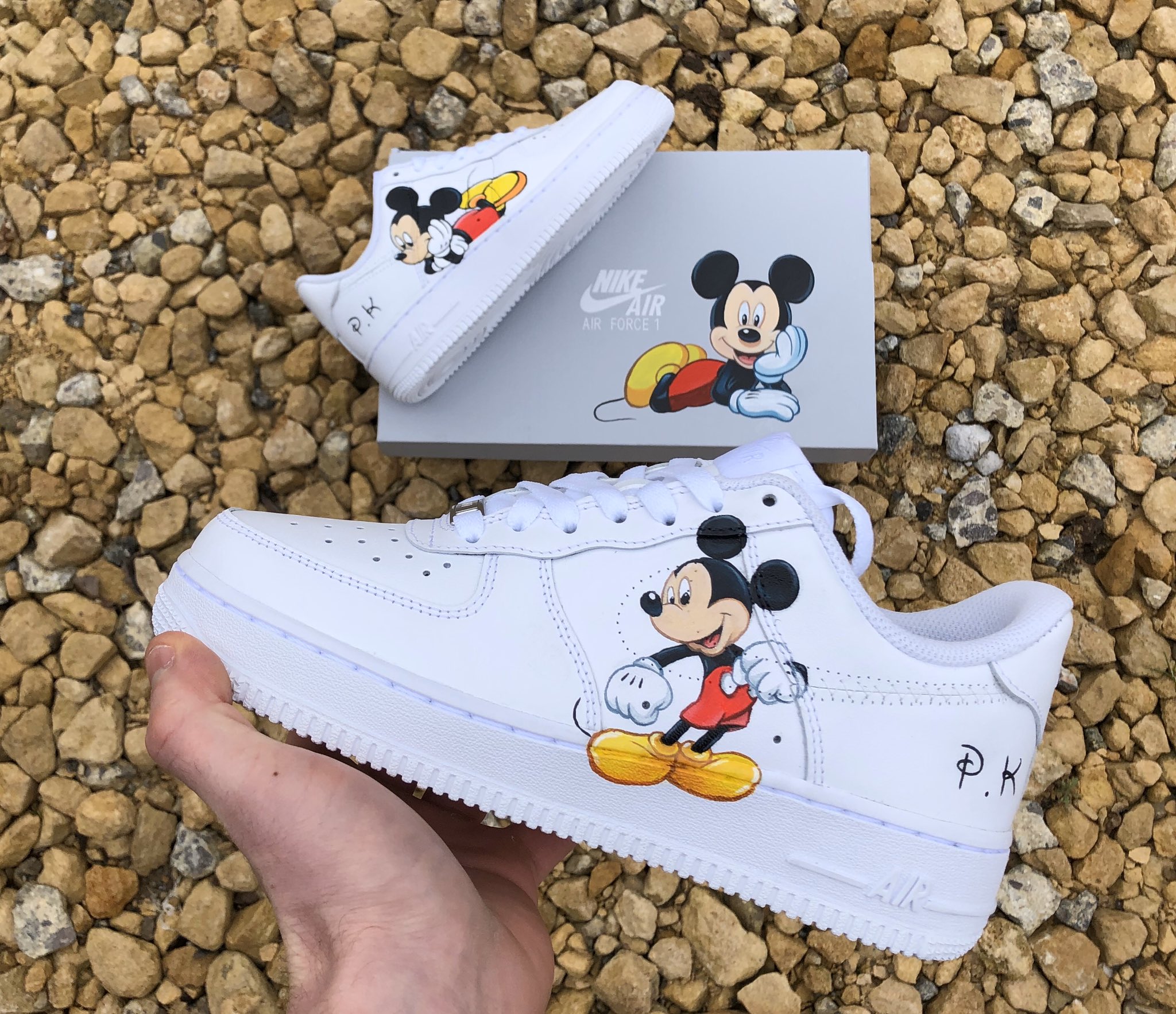 mickey mouse custom air force 1