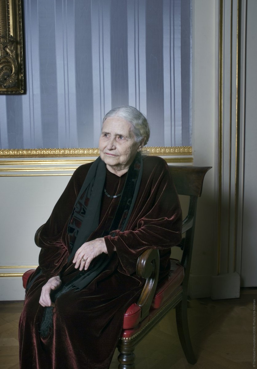 “Whatever you're meant to do, do it now. The conditions are always impossible.”

- Doris Lessing, awarded the 2007 Literature Prize. Lessing's body of work spans several genres, characterised by penetrating studies of living conditions in the 20th century. 

#WomensHistoryMonth