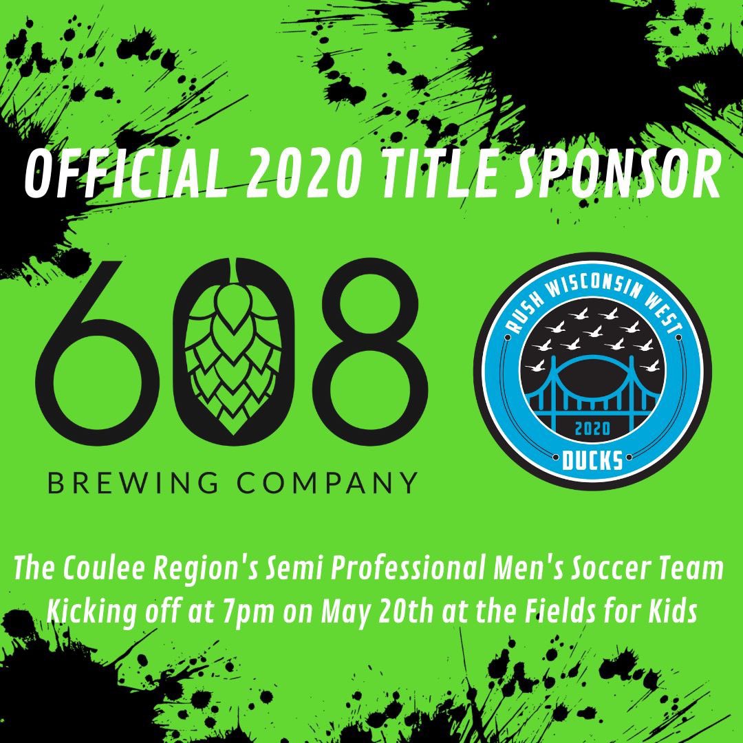 Rush Wisconsin West Ducks (@rushwwducks) on Twitter photo We couldn't be more excited to announce our 2020 Title Sponsor, the <a href="/608BrewCo/">608 Brewing Company</a> !!!!
Read more about our new partnership here:
rushwiwest.com/Default.aspx?t… We couldn't be more excited to announce our 2020 Title Sponsor, the <a href="/608BrewCo/">608 Brewing Company</a> !!!!
Read more about our new partnership here:
rushwiwest.com/Default.aspx?t…