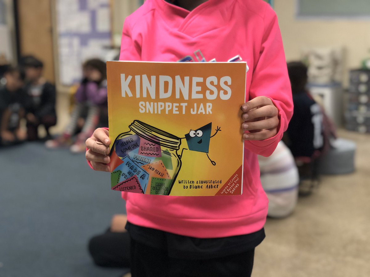 mrsoppel's tweet photo. This book was donated to our class and it inspired us to make our own kindness jar! We will pull a kind deed out everyday and do our best to complete it that day! https://t.co/SsEViifmG8