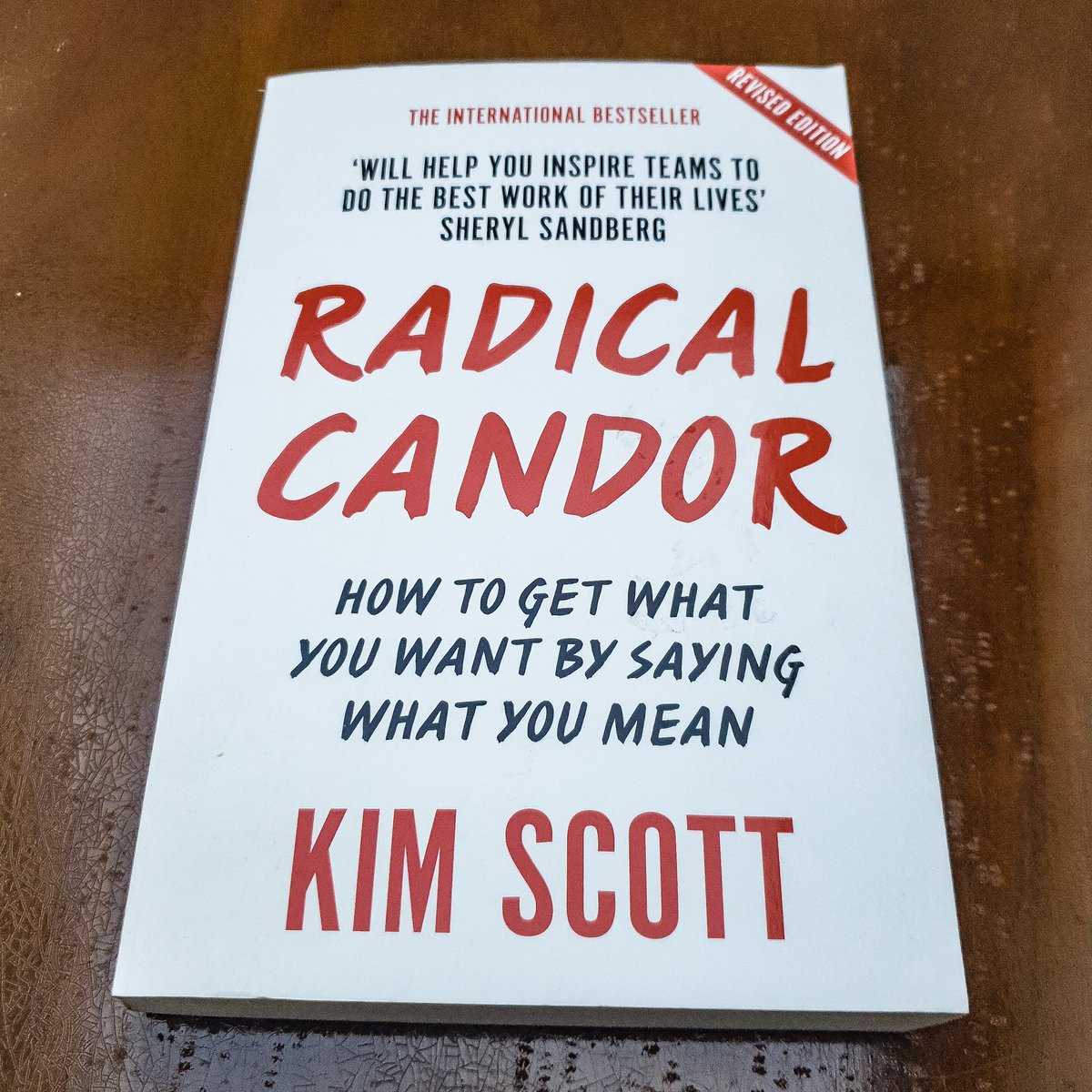 'Radical Candor' by  @kimballscott  Packed with wee gems, all set in an easy to digest framework (in photos), with realistic examples to fix learning.Read this one.  #AmReading