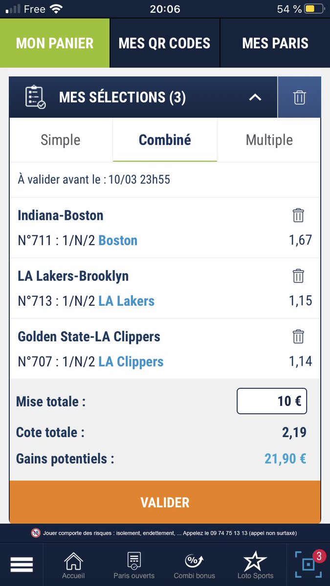 jellypronos's tweet photo. 💰Combi safe pour ce soir👇🏼

Confiance (full combi) : 8/10🍀

🗣Pas de scoreurs ce soir✖️

⚡️Boston 
📈1,67

⚡️Lakers
📈1,15

⚡️Clippers
📈1,14

🗣Les 2 équipes de LA en bonne forme, et Boston doit gratter les victoires🏀
#nba #TeamParieur https://t.co/mqFA6BaSAK