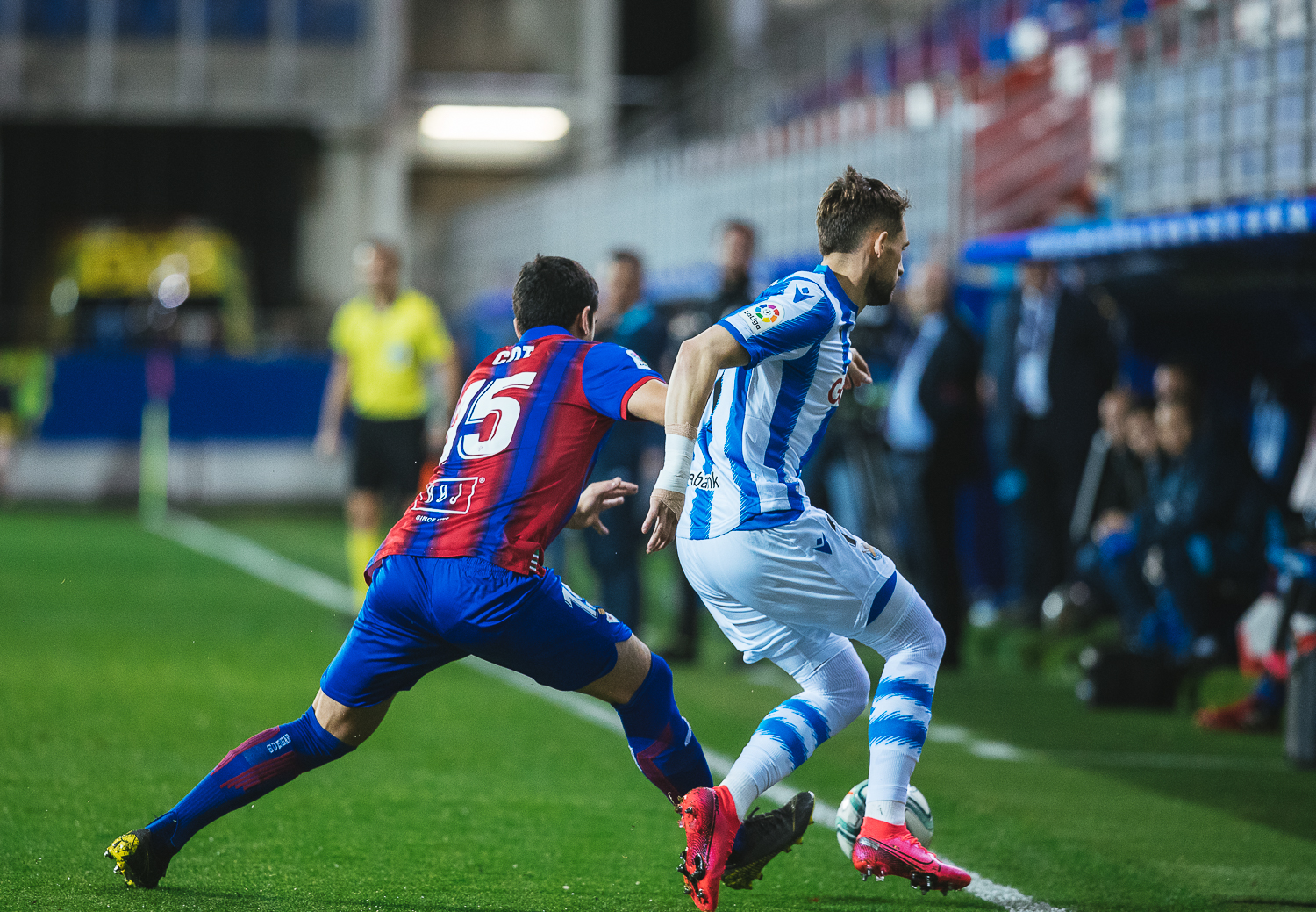 Acción del partido.