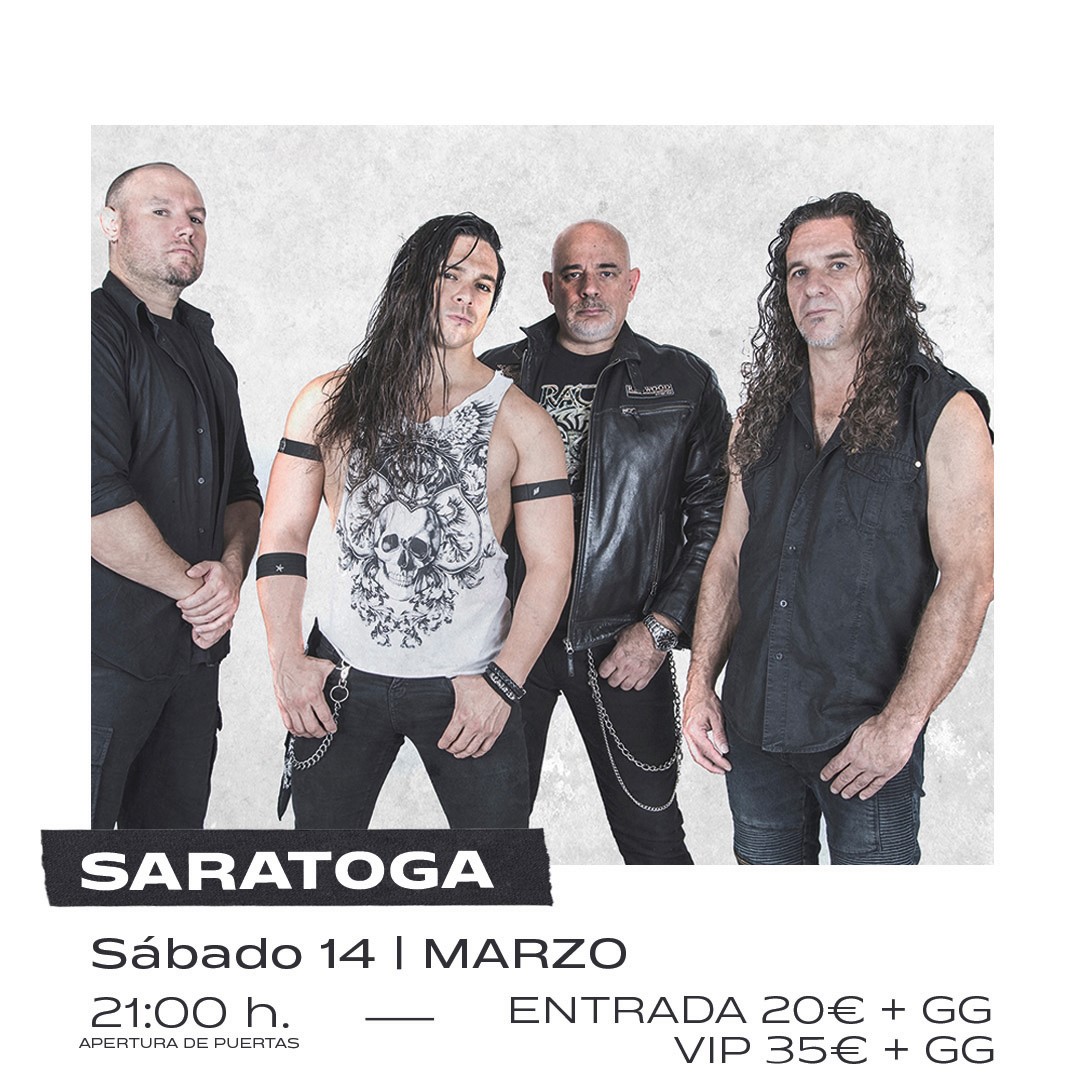 Si hablamos de uno de los más importantes grupos de rock en castellano, nos vienen a la mente nombres, pero, si añadimos "Aeternus" su último trabajo, ya sólo nos queda Dani, Niko, Jero y Tete, <a href="/Saratoga_/">Saratoga</a> 
El sábado a las 21h. sigue su imparable gira en #Burgos en <a href="/SalaAnden56/">Sala Andén 56</a>