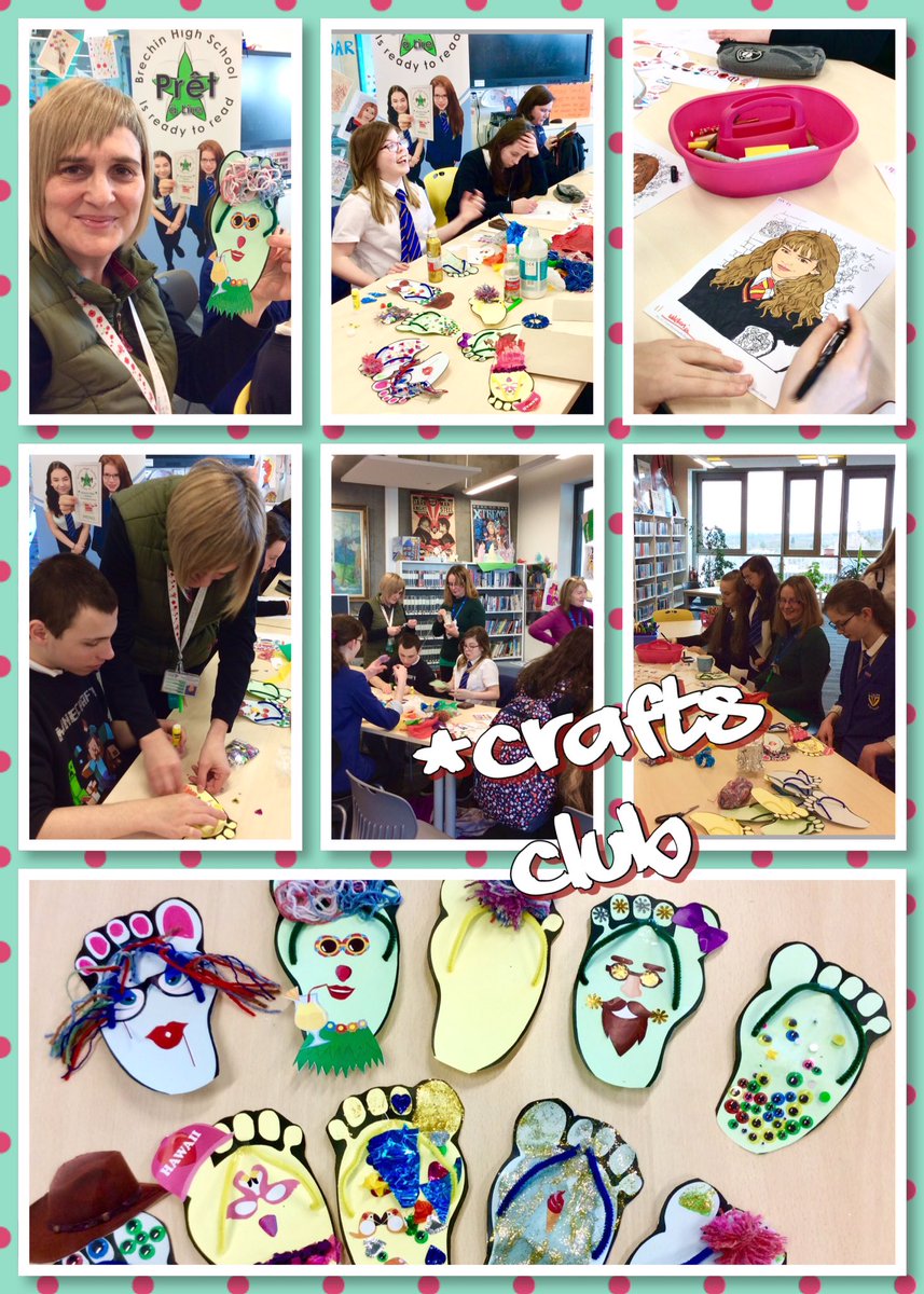 BrechinHighLib's tweet photo. #NationalFeetWeek #CraftsClub #ThisIsBrechin https://t.co/H2CCwudgUt