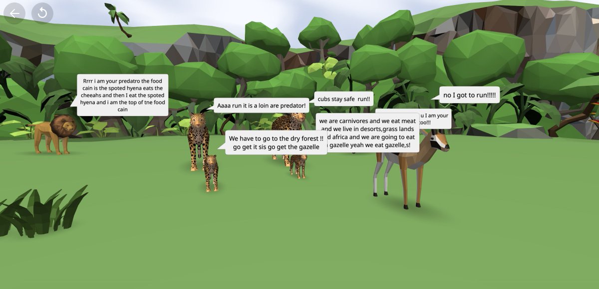 MsMeganMcCann's tweet photo. I am so amazed with what my students have created on @CoSpaces_Edu to demonstrate their understanding of #Habitats on an #Animal of their choice! @StJohnArthur #WhatWCDSBDoes https://t.co/reOUEL65YR