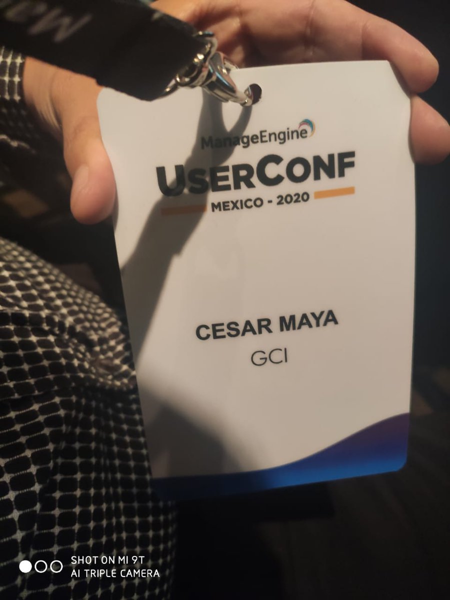 gci_informatica's tweet photo. Presentes en la UserConf México 2020 de nuestros amigos de @ManageEngineLA

#InteligenciaArtificial #MachineLearning #TransformacionDigital #ManageEngine #GCIconTIgo https://t.co/p8pDqhFUzn