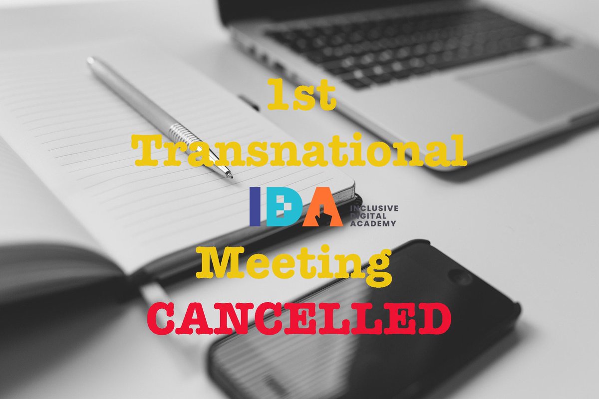 Join_IDA's tweet photo. „Cancelling the 1st transnational #IDA meeting was not an easy decision but the right one. The safety &amp; health of all partners‘ members and #peoplewithdisabilities always come first. We will continue our work virtually“, says Regis Alvin, project-coordinator #LesPapillonsBlancs. https://t.co/fFtxRZMnAc