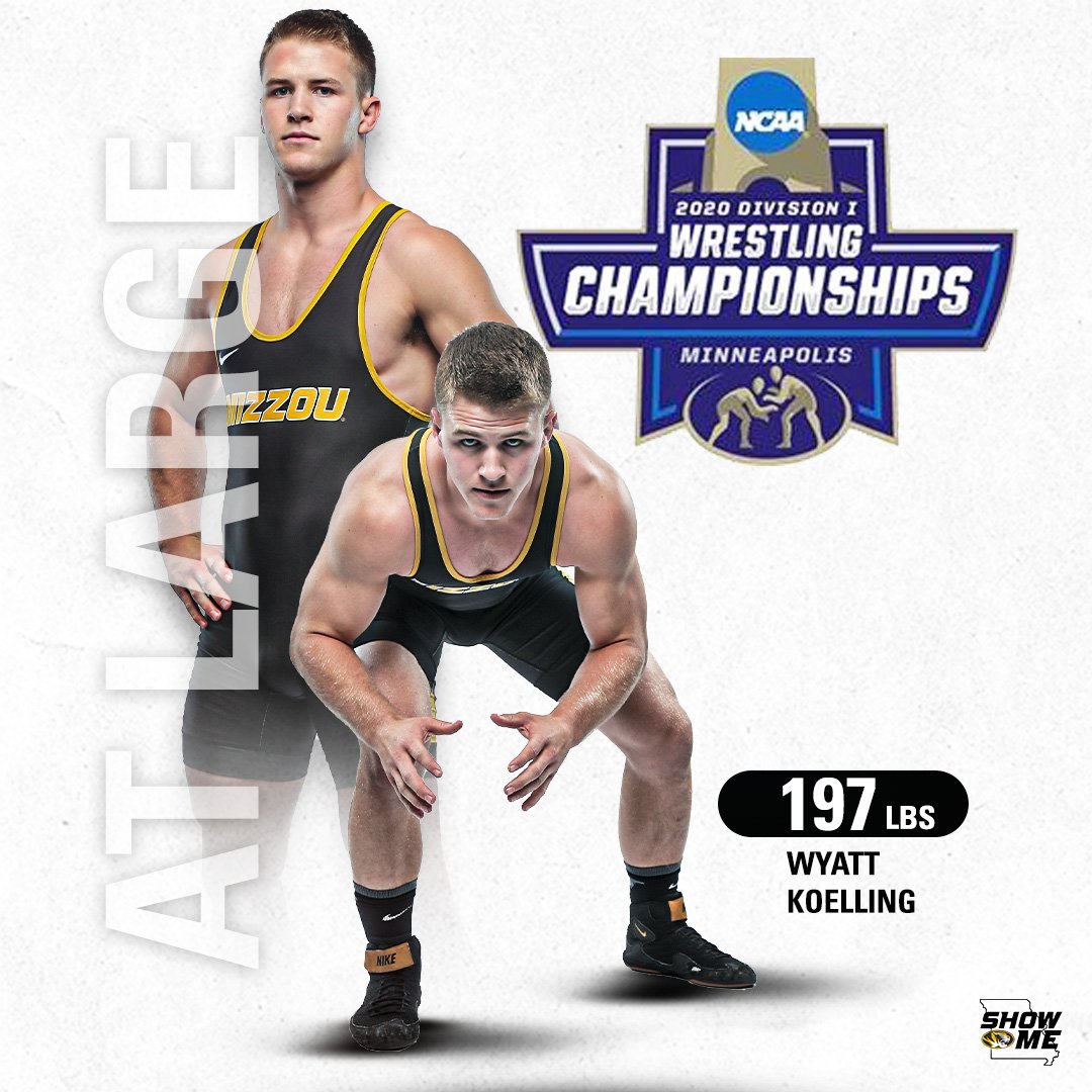 MizzouWrestling's tweet photo. MAKE IT 8️⃣ ‼️

@Peyton_Mocco &amp; @yguy_84 are headed to Nationals as at-large selections. 

#Mizzou will have eight at next week's NCAA Championships. 

#MIZ x #TigerStyle 🐯💪 https://t.co/jG3FGieFzy