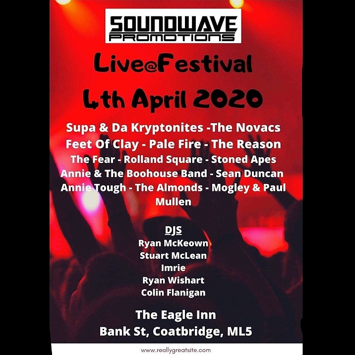Playing alongside some top tier acts on the 4th of April!
Tickets are £10 if you want to come along for a wonderful time 📺