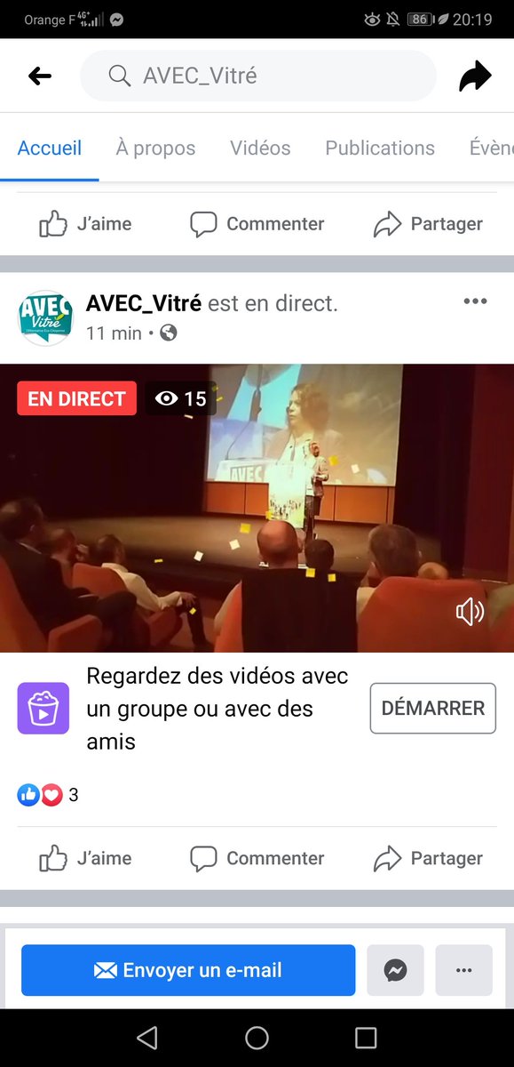 MaxTurberville's tweet photo. @AvecVitre et @VitrePasSansNou organisent un Facebook live ce mardi soir. A Vitré, ces deux listes sont clairement les plus a l'aise sur ce réseau #Municipales2020 https://t.co/gp37jXZQfu