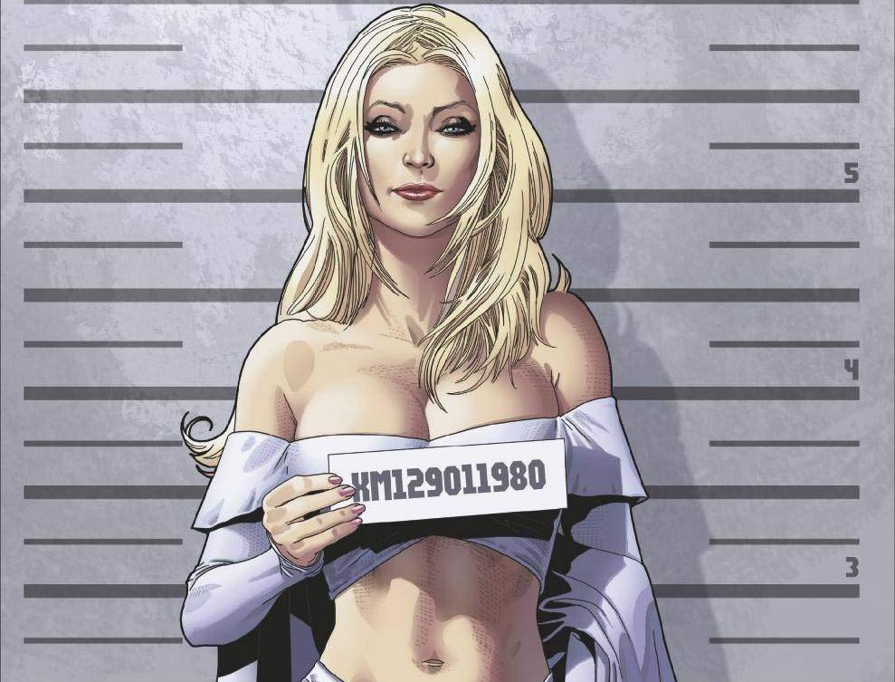 Day 10: EMMA FROST! The White Queen of the Hellfire Club, Emma is a mutant telepath who can transform herself into organic diamond. Little known fact:  @grantmorrison gave her diamond powers because he wanted to use Colossus but couldn’t because he was dead.  #WomensHistoryMonth