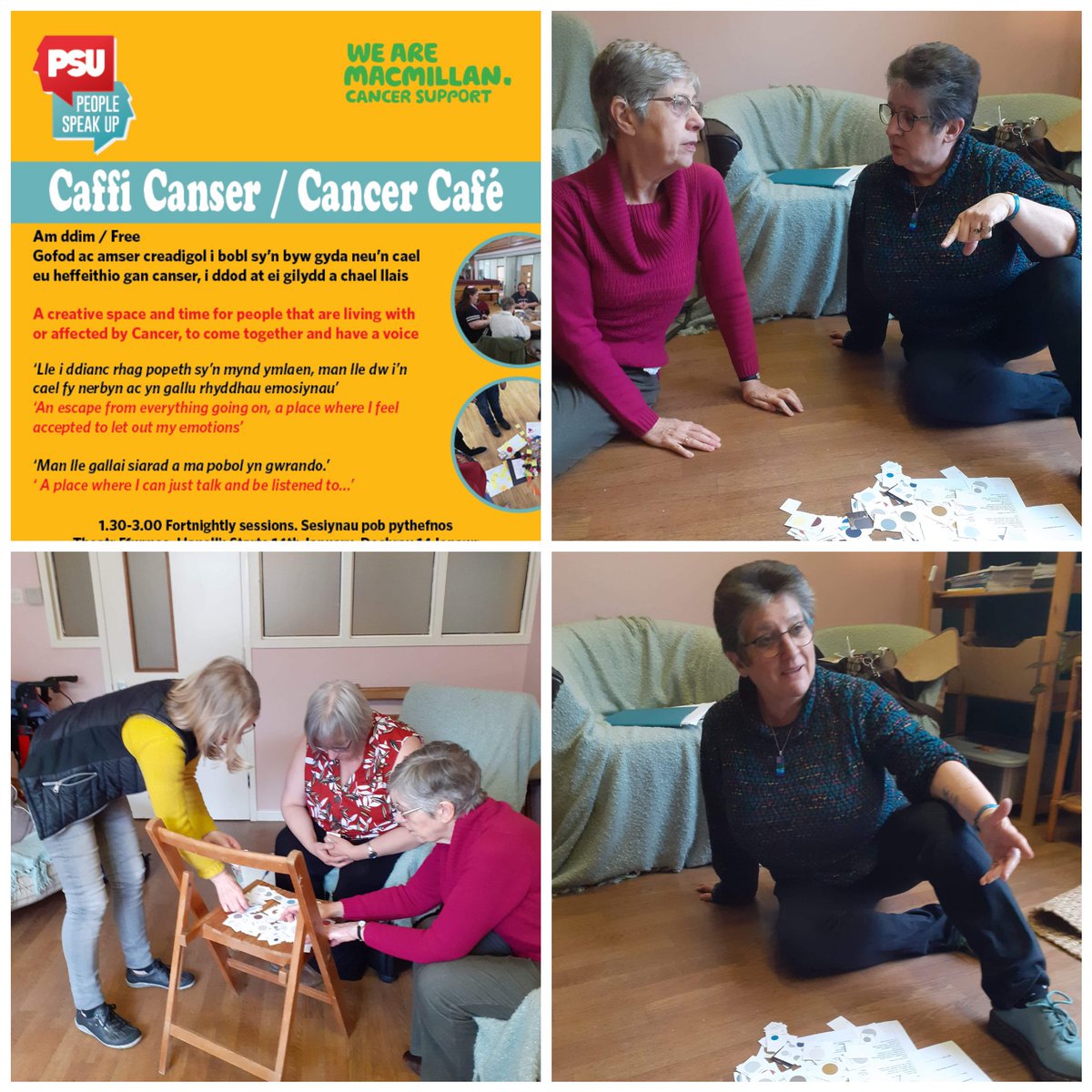 Peoplespeakup1's tweet photo. #cancercafe #realpeople #realstories today our guest was the inspirational writer @melperry1910 from @write4word Diolch 💕💕💕💕 @macmillancancer @HywelDdaHB @Arts_Wales_ @Carms50pl @tenovuscancer @oldmillhealth https://t.co/oaZ86YMcJf